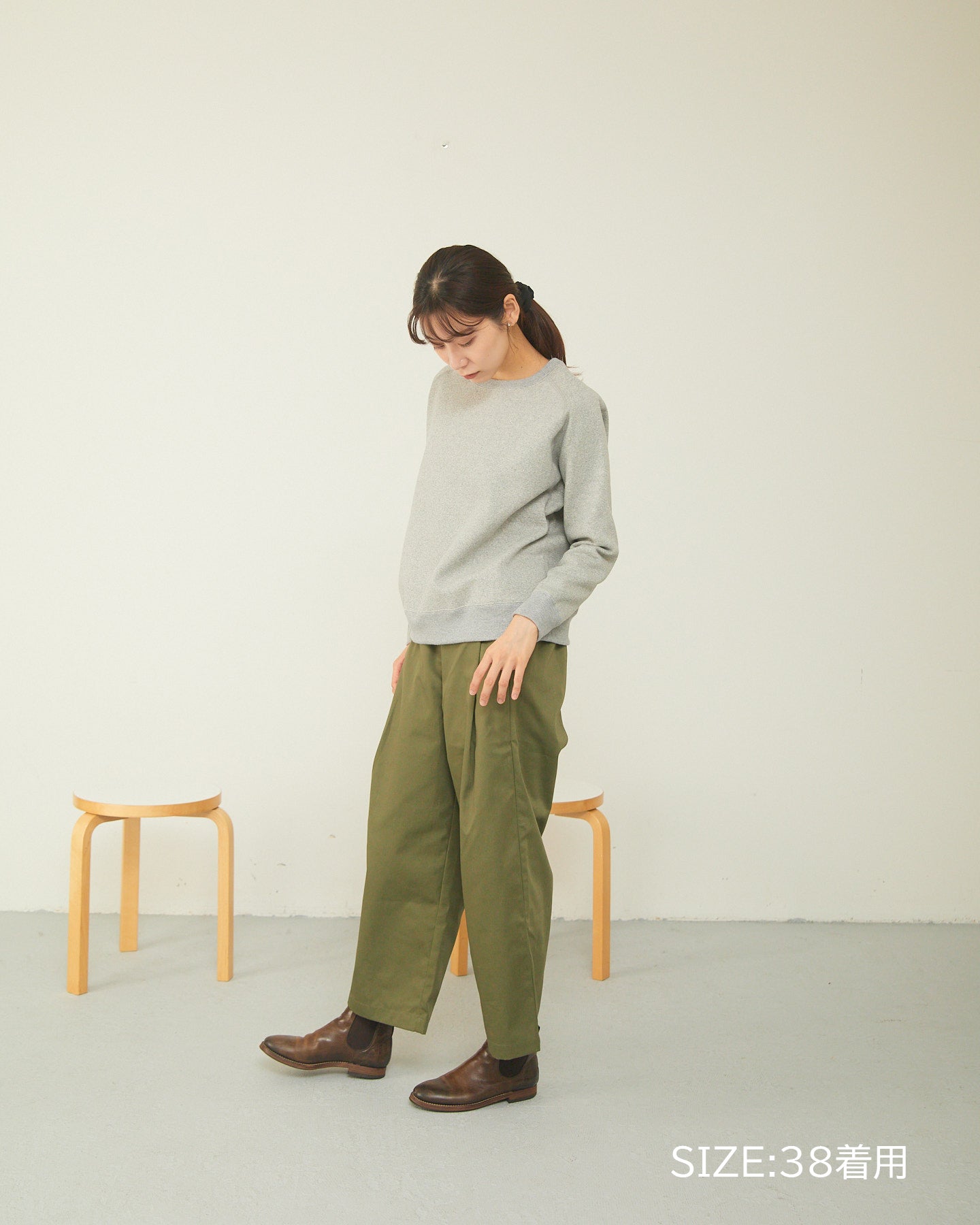 LILOU+LILY FLEECE SWEAT 2106TS-1007