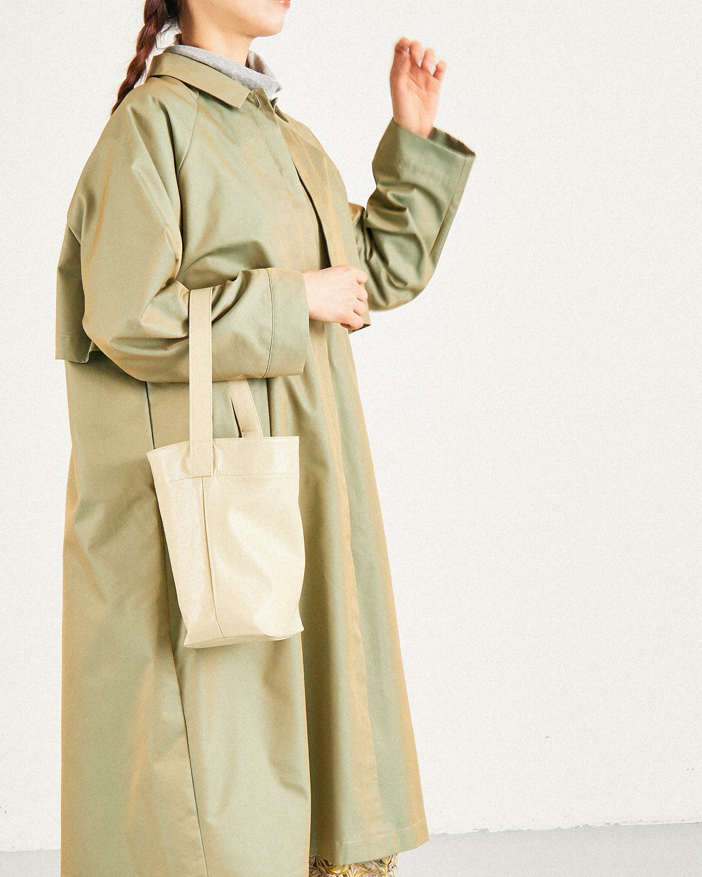 A VIEW FROM HERE ONE HANDLE LEATHER BAG G#1