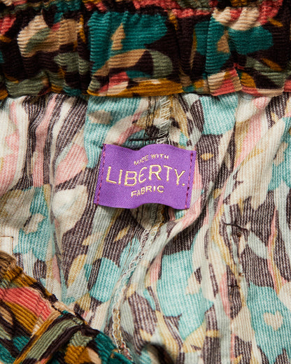 LILOU+LILY LIBERTY FLOWER PRINT WIDE COCOON PANTS 2505YJ-0913