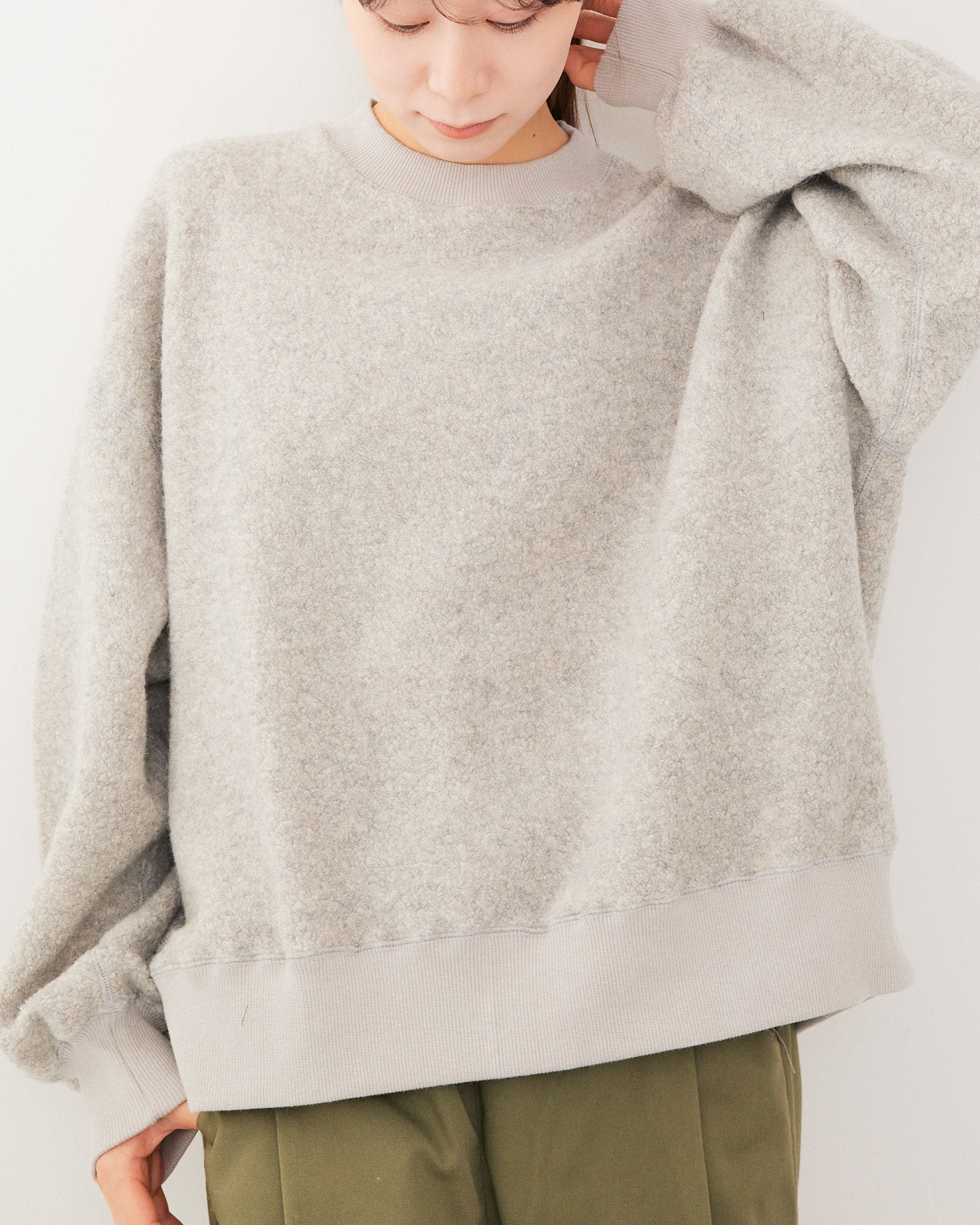 WOOL RICH PILE PULLOVER AH507-1113 /ALLHOURS ｵｰﾙｱﾜｰｽﾞ