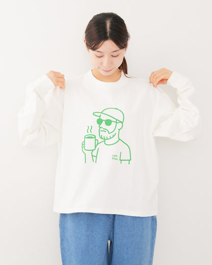 8.1オンスヘビーコットン長袖Ｔシャツ~YURU OJI~ AH508-1006 /ALLHOURS ｵｰﾙｱﾜｰｽﾞ
