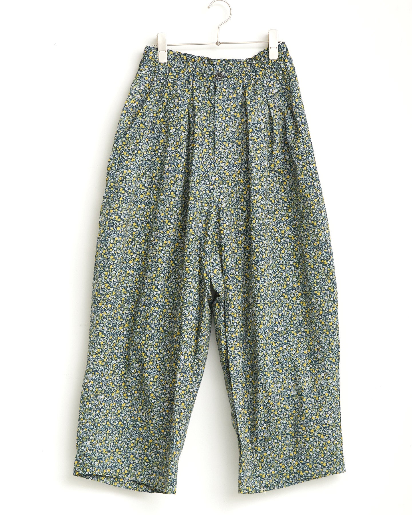 LILOU+LILY 80 LAWN FLOWER PRINT WIDE PANTS 2501FP-0412