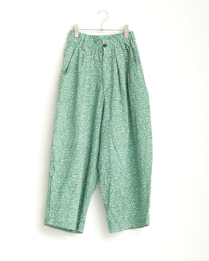LILOU+LILY 80 LAWN FLOWER PRINT WIDE PANTS 2501FP-0412