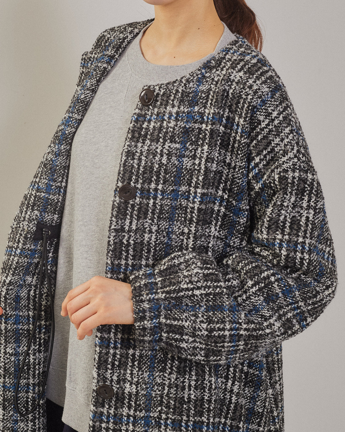 IBLA TWEED CHECK JACKET 2604YJ-0917 / LILOU&LILY ﾘﾙｱﾝﾄﾞﾘﾘｰ