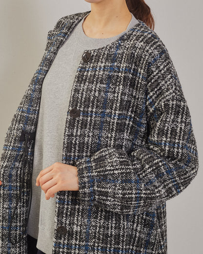 IBLA TWEED CHECK JACKET 2604YJ-0917 / LILOU&LILY ﾘﾙｱﾝﾄﾞﾘﾘｰ