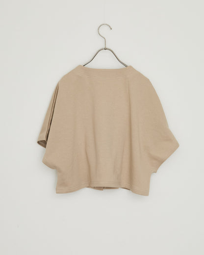 LILOU+LILY 40/20 MINI SWEAT FRENCH SLEEVE CARDIGAN 2501TS-0521