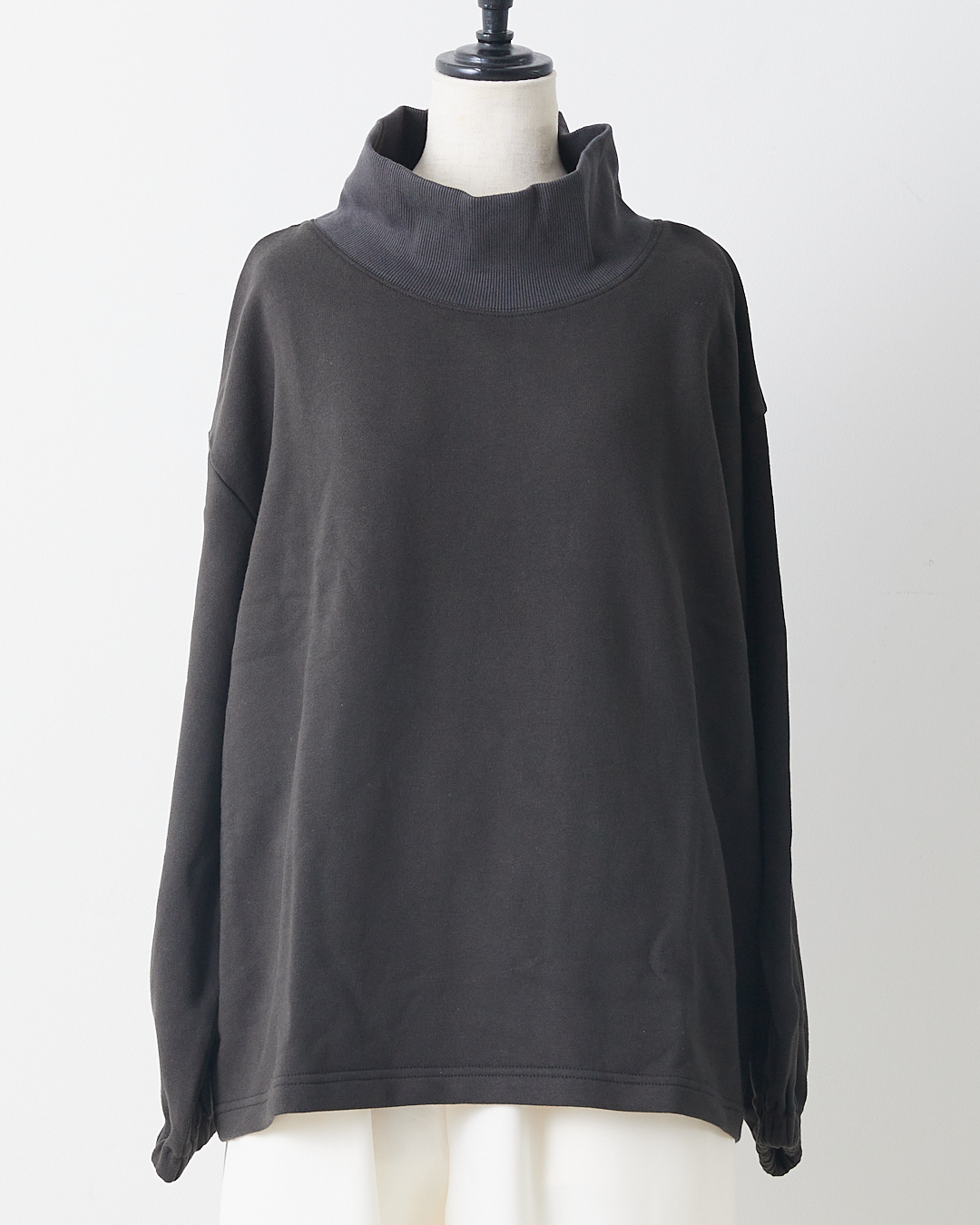 LILOU+LILY 30/10 SWEAT MOCK NECK 2405TS-0911