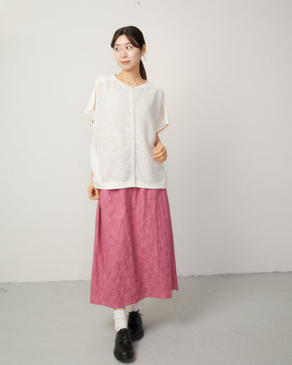 ボタニカル総刺繡スカート 2601YO-0508 /LILOU&LILY ﾘﾙｱﾝﾄﾞﾘﾘｰ