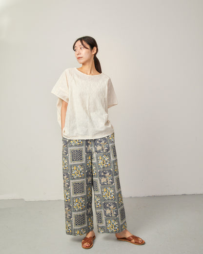 ボタニカル総刺繡ドルマンスリーブプルオーバー 2601YO-0506 /LILOU&LILY ﾘﾙｱﾝﾄﾞﾘﾘｰ