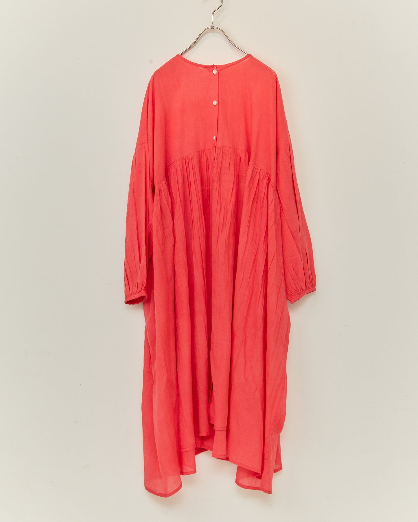 80's Voile WIDE TUNIC ONE-PIECE 2601GH-0502 / LILOU&LILY ﾘﾙｱﾝﾄﾞﾘﾘｰ