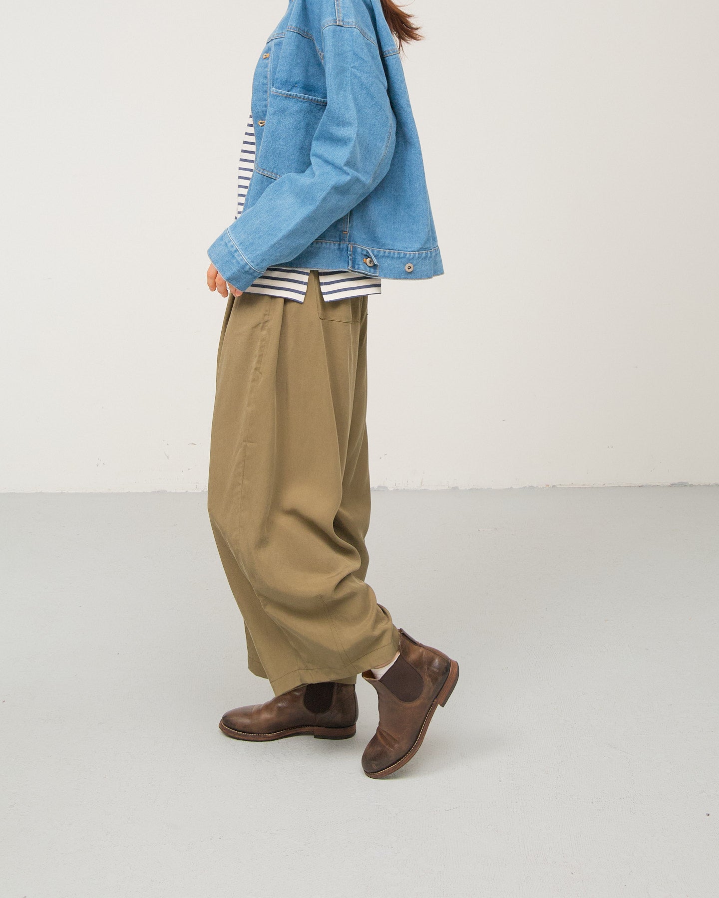 LILOU+LILY TENCEL COCOON PANTS 2508YO-1217