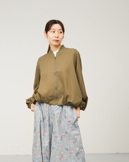 LILOU+LILY TENCEL BALOON SLEEVE JACKET 2508YO-1216