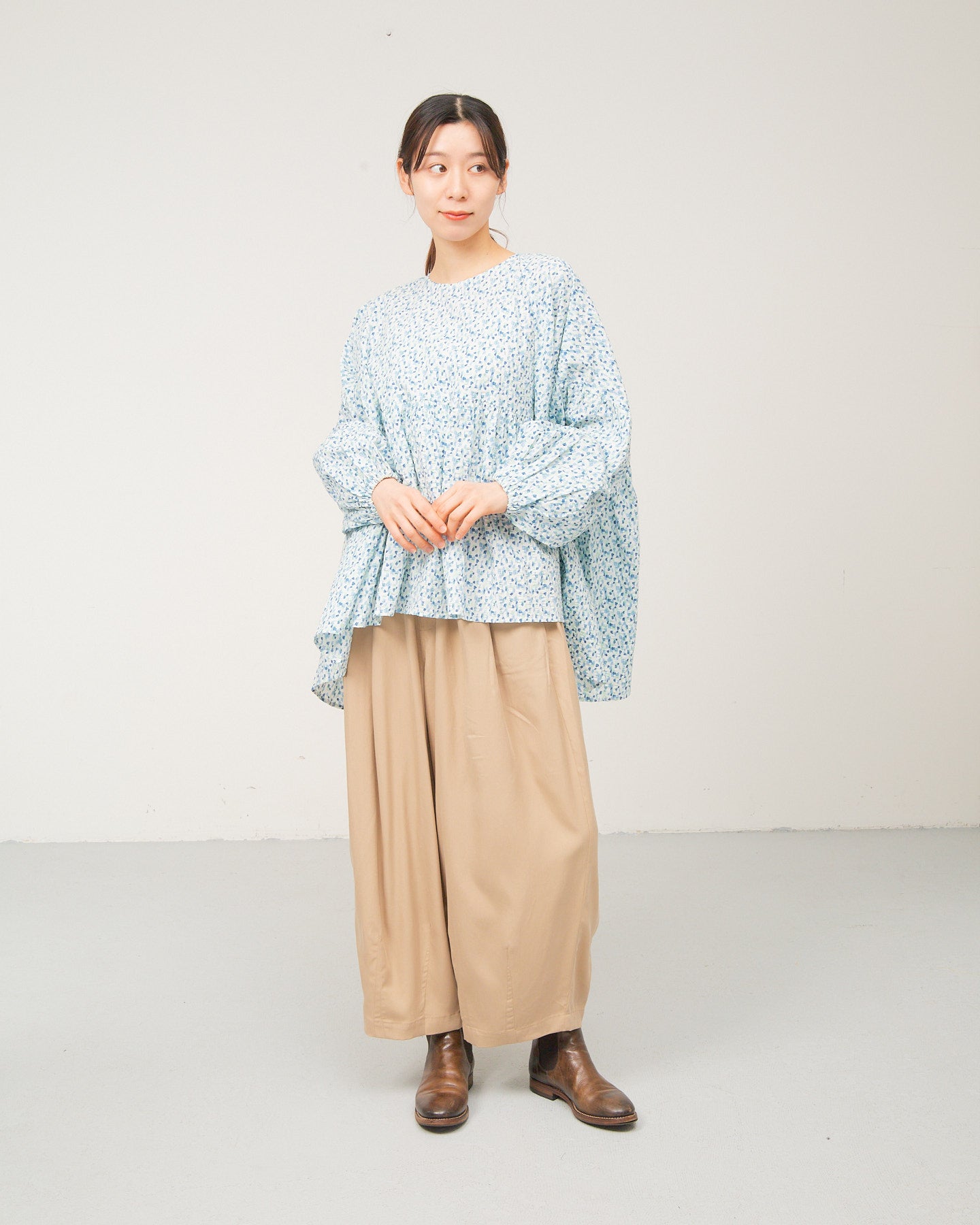 LILOU+LILY TENCEL COCOON PANTS 2508YO-1217