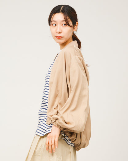 LILOU+LILY TENCEL BALOON SLEEVE JACKET 2508YO-1216