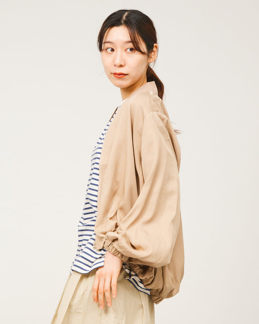 LILOU+LILY TENCEL BALOON SLEEVE JACKET 2508YO-1216