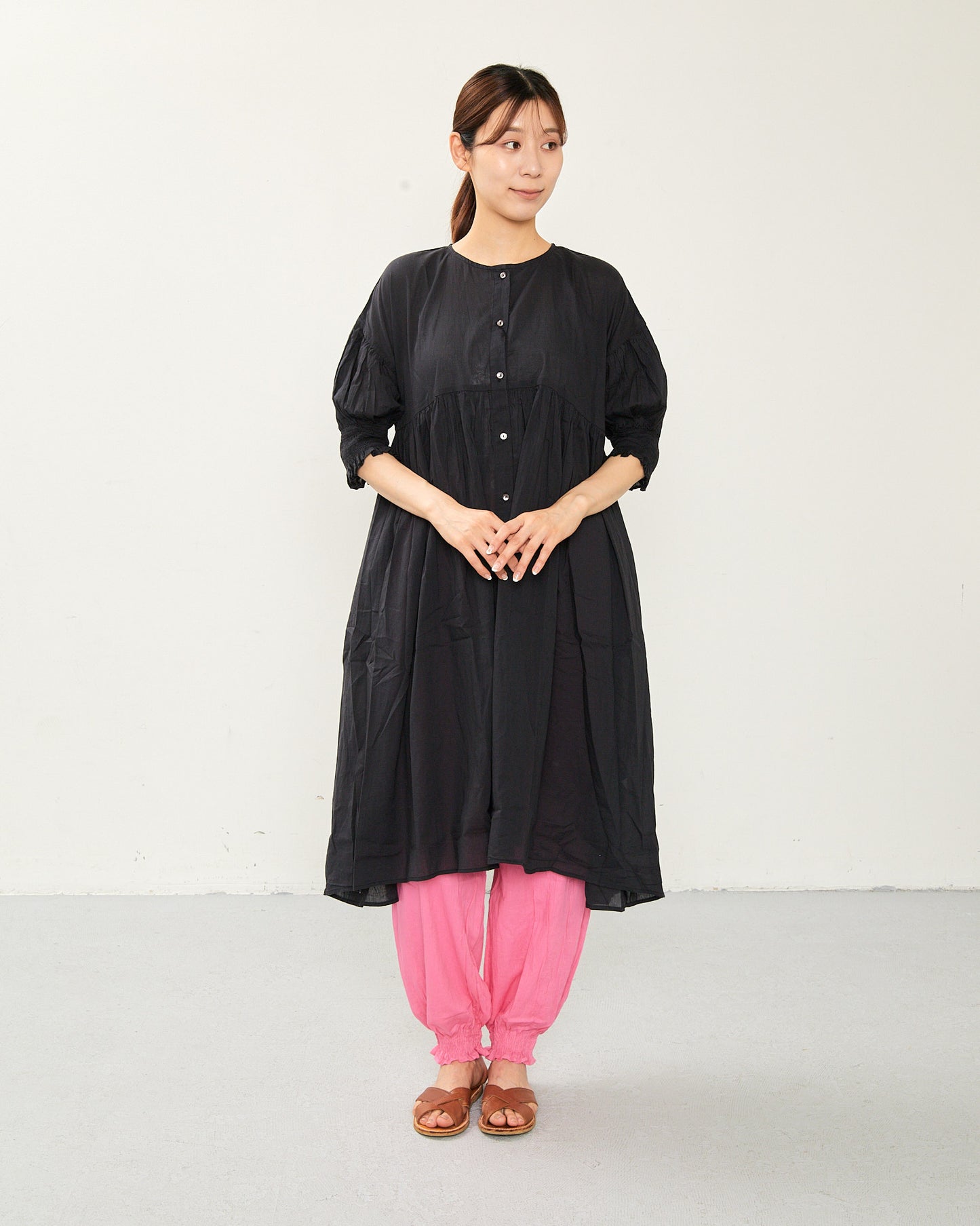 Indian Voile Pants 2602GH-0704/ LILOU&LILY ﾘﾙｱﾝﾄﾞﾘﾘｰ