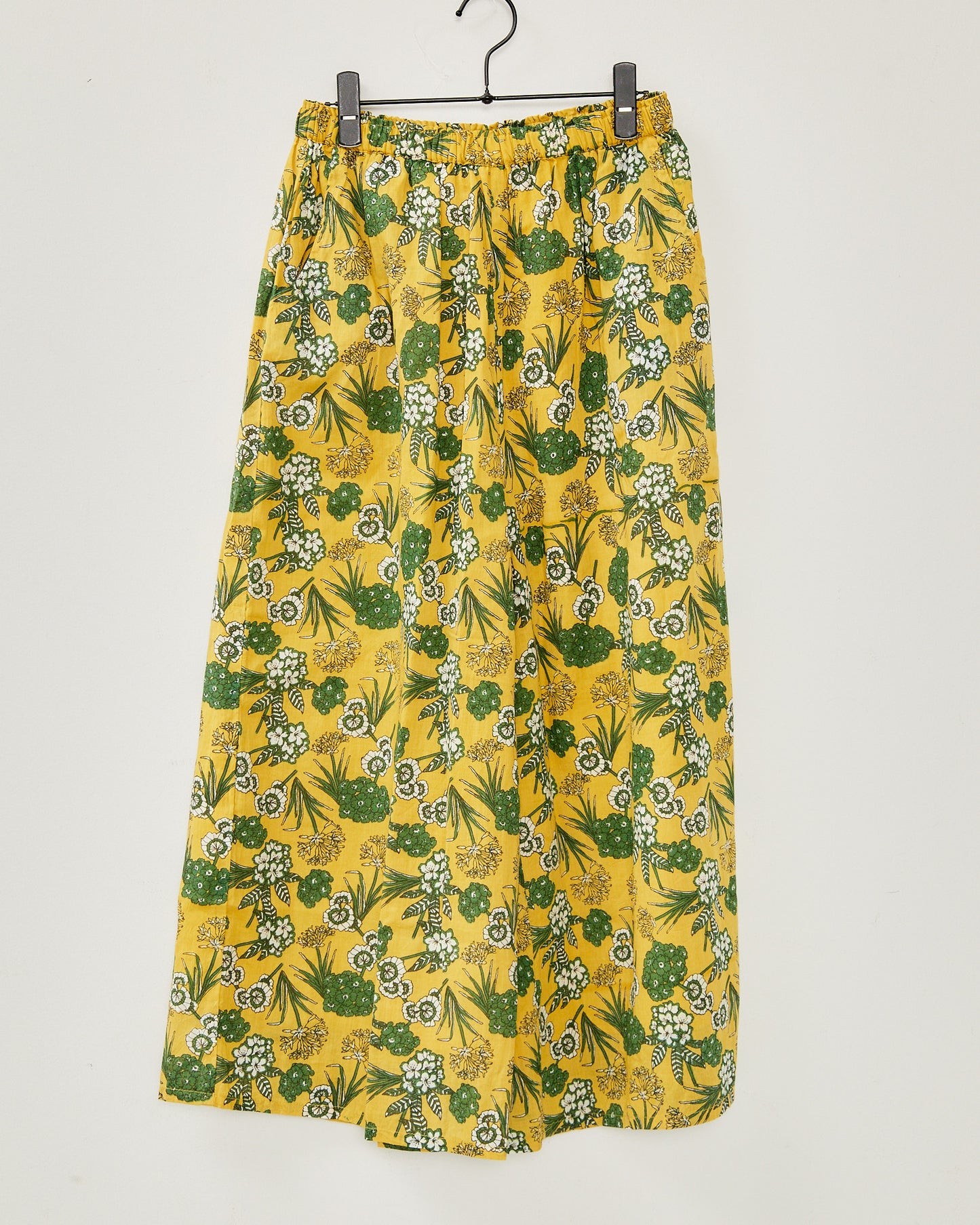 80s Voile Hand-printing Flower Pants 2602GH-0707/ LILOU&LILY ﾘﾙｱﾝﾄﾞﾘﾘｰ