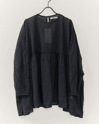 80's Voile WIDE BLOUSES 2601GH-0501 / LILOU&LILY ﾘﾙｱﾝﾄﾞﾘﾘｰ