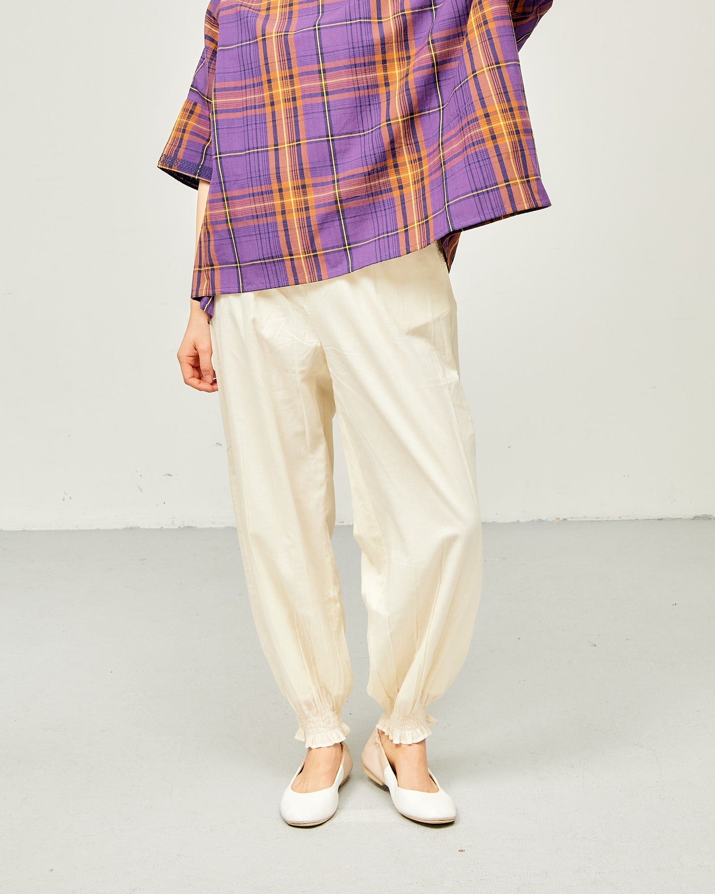 Indian Voile Pants 2602GH-0704/ LILOU&LILY ﾘﾙｱﾝﾄﾞﾘﾘｰ