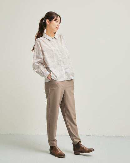 〈LIBERTY〉タナローン~限定カプセルコレクション~ 猫柄シャツ 2507YJ-1001 /LILOU&LILY ﾘﾙｱﾝﾄﾞﾘﾘｰ