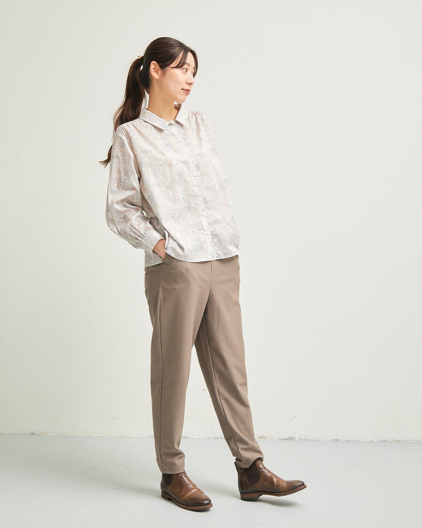ニットツイルパンツ AH507-1114 /ALLHOURS ｵｰﾙｱﾜｰｽﾞ