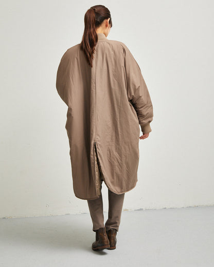 LILOU+LILY QUILTING REVERSIBLE DOLMAN COAT 2507YJ-1116