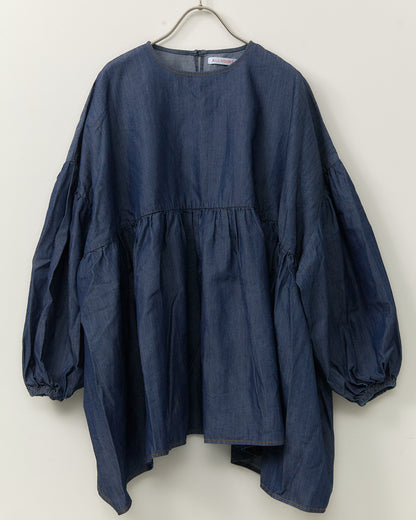 TENCEL DENIM BLOUSES AH602-0710 / ALLHOURS ｵｰﾙｱﾜｰｽ