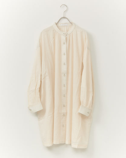 2.5OZ GAUZE DENIM FRENCH WORK ONE-PIECE DRESS AH602-0709 / ALLHOURS ｵｰﾙｱﾜｰｽﾞ
