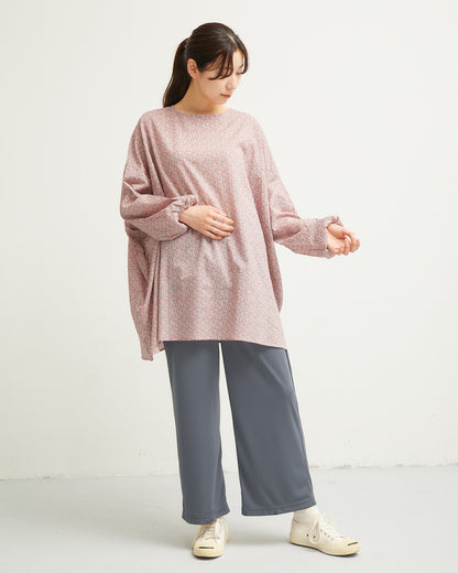 〈LIBERTY〉イーストボーンローン ~ペッパー~ダブルフェイスチュニック 2507YJ-1004 /LILOU&LILY ﾘﾙｱﾝﾄﾞﾘﾘｰ