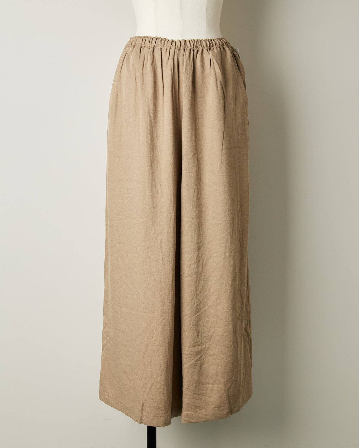 COTTON LINEN WIDE PANTS 260911 / HIBINE