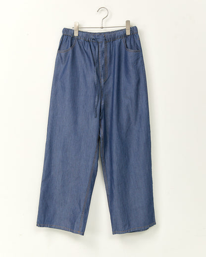 TENCEL DENIM WIDE STRAIGHT PANTS AH602-072 / ALLHOURS ｵｰﾙｱﾜｰｽ