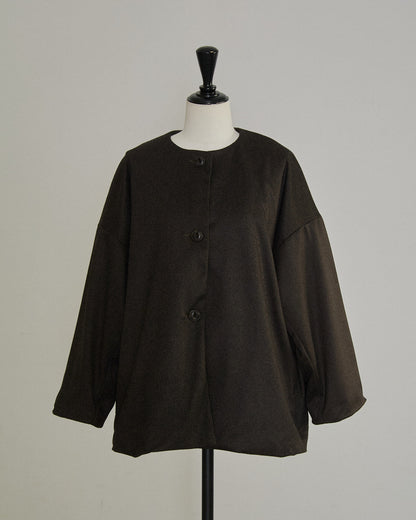 ACTIVE SETTER FLANNEL KNIT JACKET 2604YJ-0924 / LILOU&LILY ﾘﾙｱﾝﾄﾞﾘﾘｰ