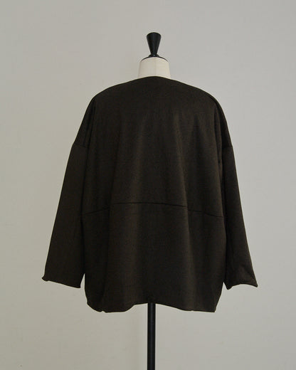 ACTIVE SETTER FLANNEL KNIT JACKET 2604YJ-0924 / LILOU&LILY ﾘﾙｱﾝﾄﾞﾘﾘｰ