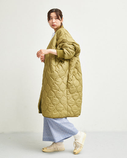 LILOU+LILY QUILTING REVERSIBLE DOLMAN COAT 2507YJ-1116