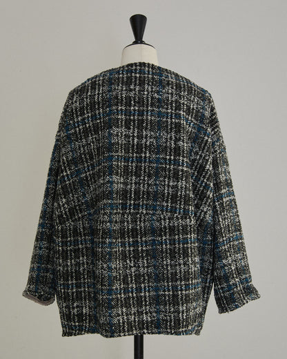 IBLA TWEED CHECK JACKET 2604YJ-0917 / LILOU&LILY ﾘﾙｱﾝﾄﾞﾘﾘｰ