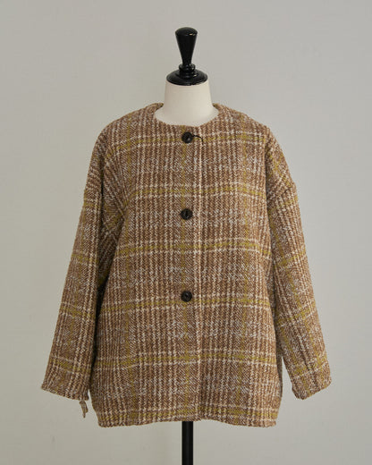 IBLA TWEED CHECK JACKET 2604YJ-0917 / LILOU&LILY ﾘﾙｱﾝﾄﾞﾘﾘｰ
