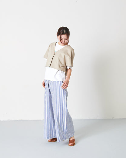 LILOU+LILY 40/20 MINI SWEAT FRENCH SLEEVE CARDIGAN 2501TS-0521