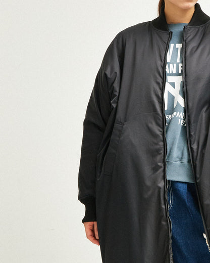 LILOU+LILY QUILTING REVERSIBLE DOLMAN COAT 2507YJ-1116