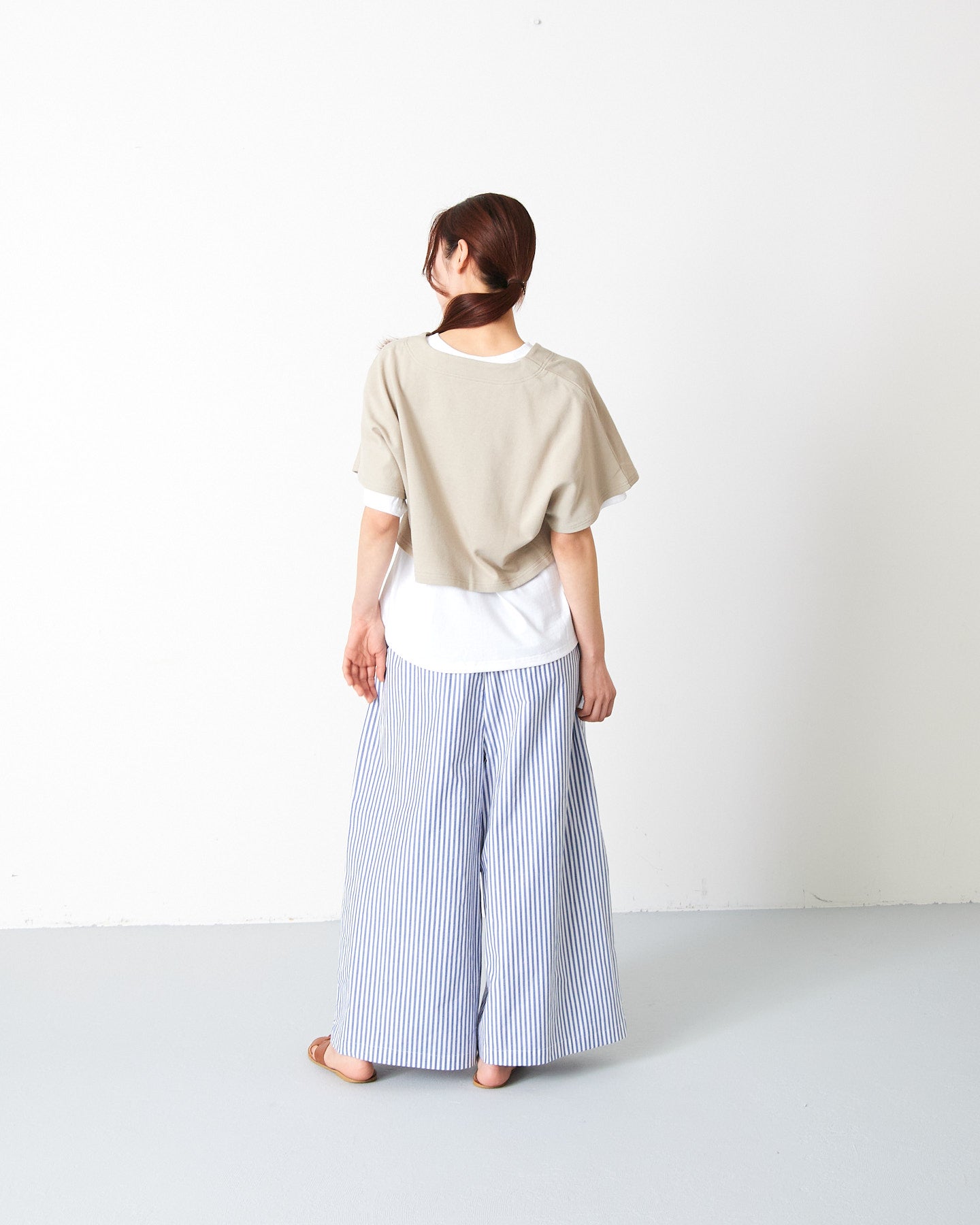 LILOU+LILY 40/20 MINI SWEAT FRENCH SLEEVE CARDIGAN 2501TS-0521