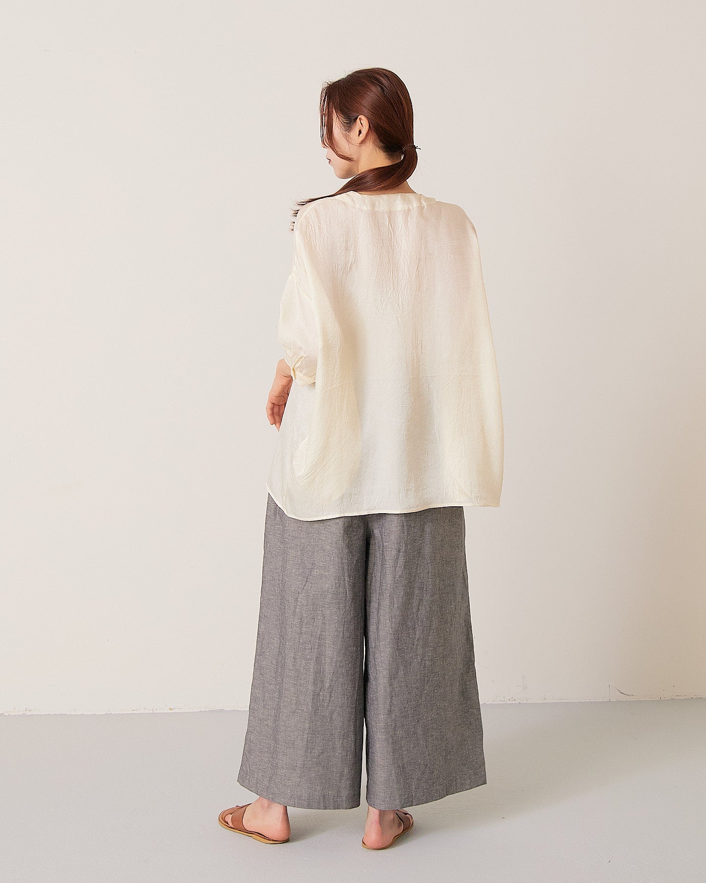 LILOU+LILY ACETATE FRENCH TWILL VINTAGE FINISH SKIPPER SHIRTS 2501FP-0505