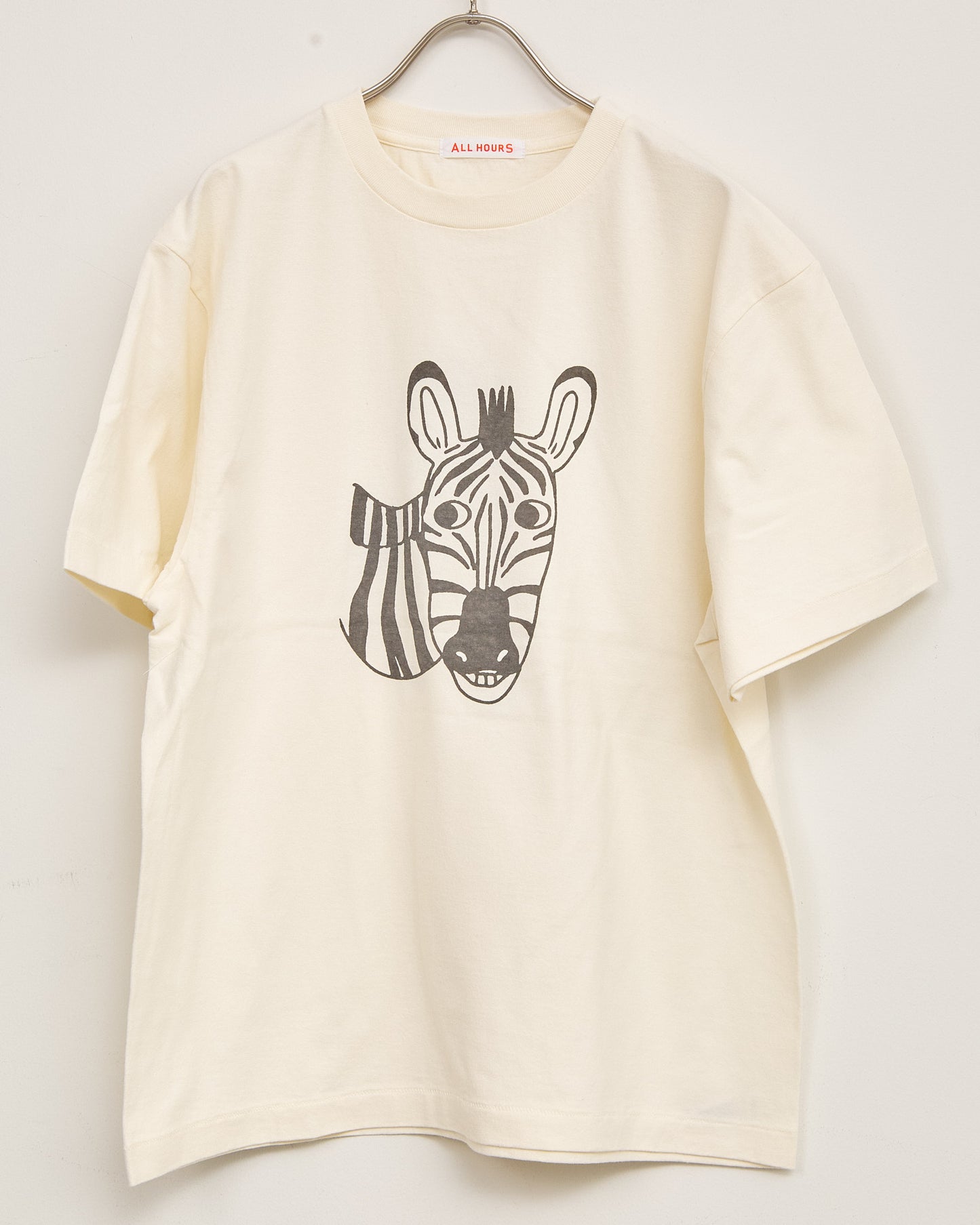 6.2OZ FADE WASH ZEBRA AH604-0710 /ALLHOURS ｵｰﾙｱﾜｰｽﾞ