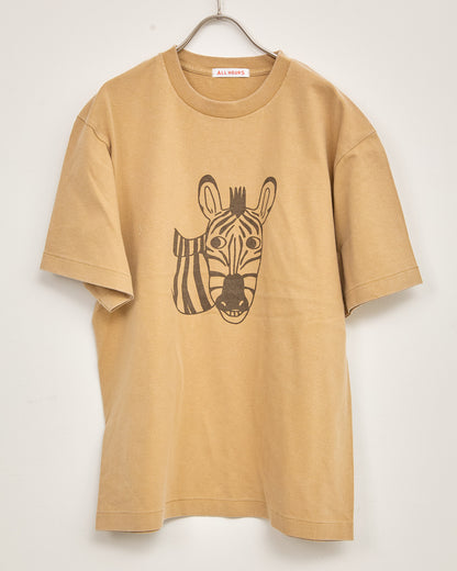 6.2OZ FADE WASH ZEBRA AH604-0710 /ALLHOURS ｵｰﾙｱﾜｰｽﾞ