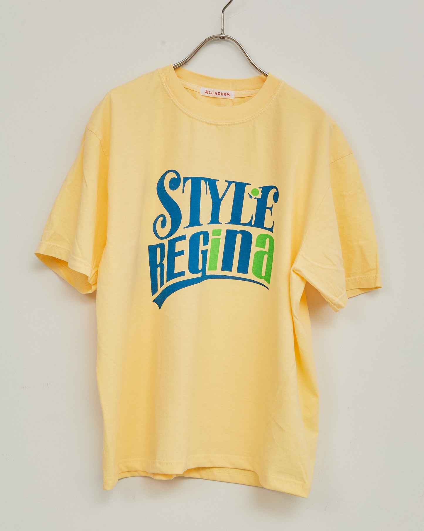 6.1OZ PIGMENT DYED STYLE REGINA AH604-0708 /ALLHOURS ｵｰﾙｱﾜｰｽﾞ