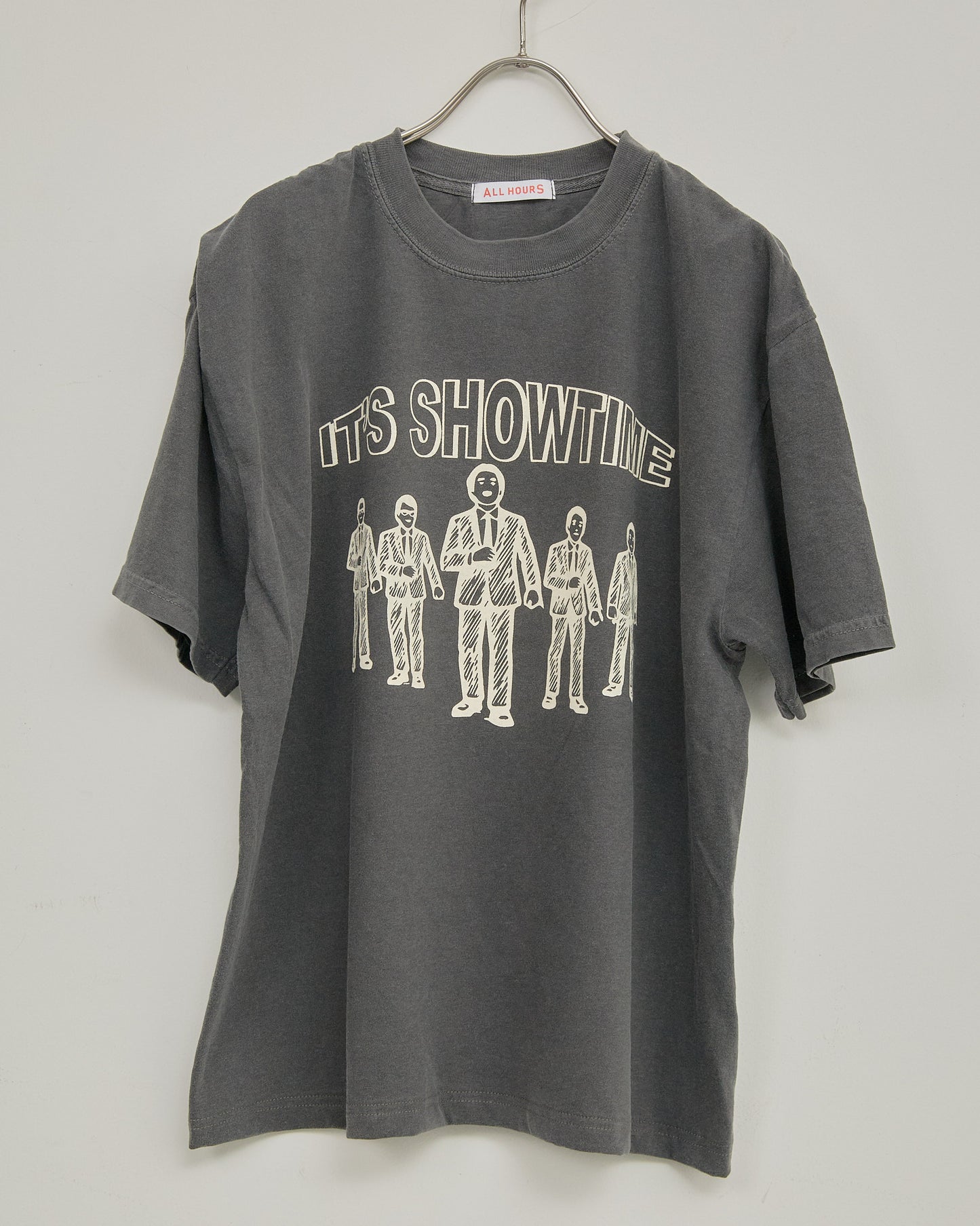 6.1OZ PIGMENT DYED IT'S SHOWTIME AH604-0707 /ALLHOURS ｵｰﾙｱﾜｰｽﾞ