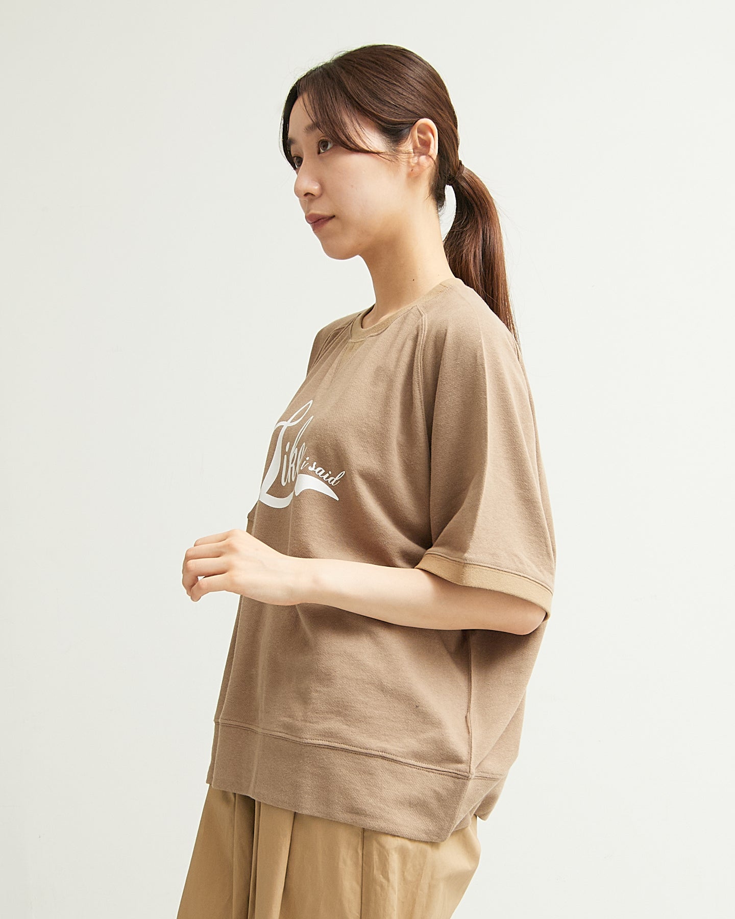 ALL HOURS FREEDOM SLEEVE MINI SWEAT HALF SLEEVE~Like~AH501-0511