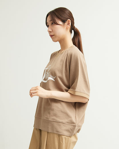 ALL HOURS FREEDOM SLEEVE MINI SWEAT HALF SLEEVE~Like~AH501-0511