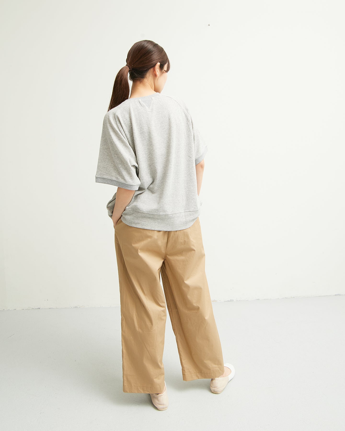 ALL HOURS FREEDOM SLEEVE MINI SWEAT HALF SLEEVE~Like~AH501-0511