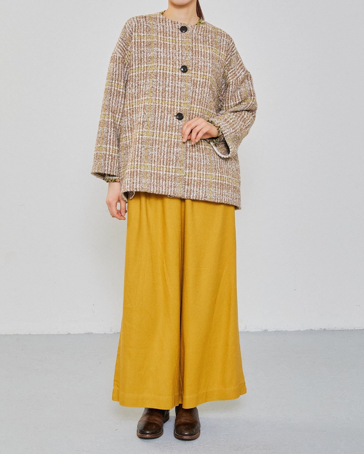 IBLA TWEED CHECK JACKET 2604YJ-0917 / LILOU&LILY ﾘﾙｱﾝﾄﾞﾘﾘｰ