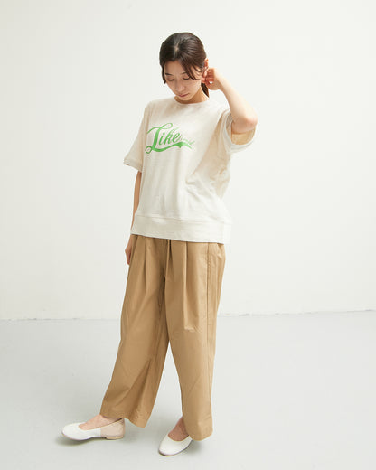 ALL HOURS FREEDOM SLEEVE MINI SWEAT HALF SLEEVE~Like~AH501-0511