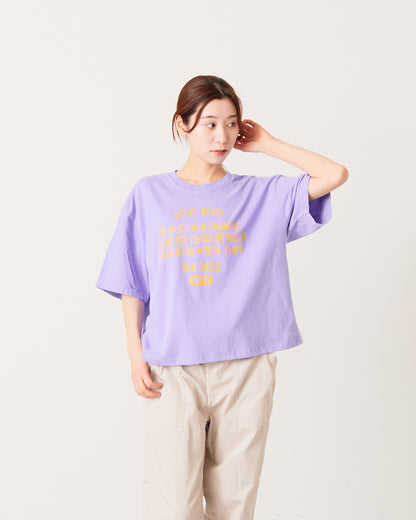ALL HOURS 6.1OZ PIGMENT DYED HALF SLEEVE TEE　AH501-0505